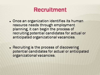 Recruitement Techniques