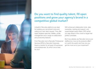 Linkedin Rps Recruiter Professional Services | PDF