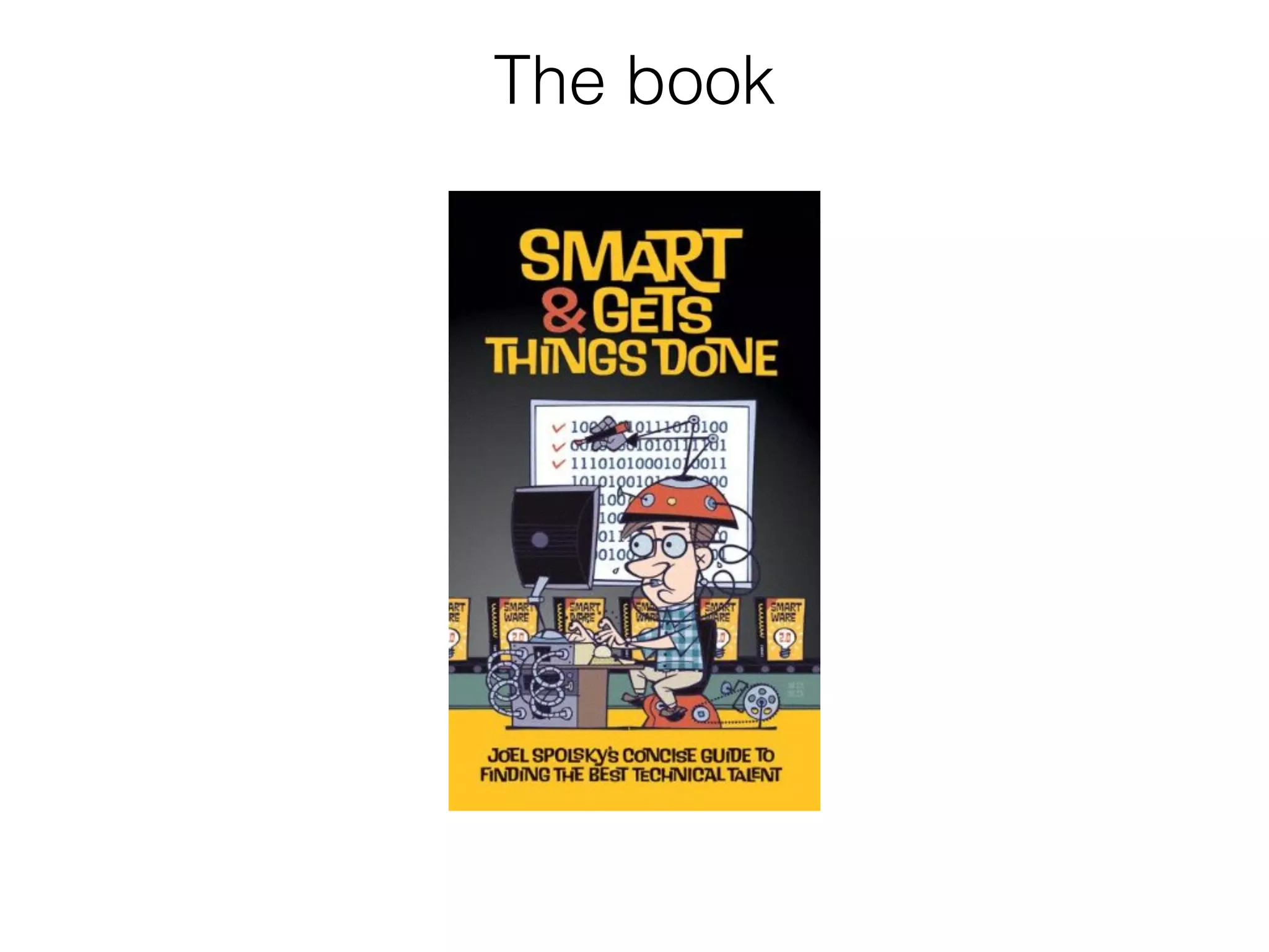 The book 
 