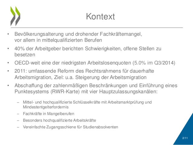 • Bevölkerungsalterung und drohender Fachkräftemangel, 
vor allem in mittelqualifizierten Berufen 
• 40% der Arbeitgeber b...