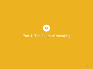 Part 4: The future of recruiting
26
 
