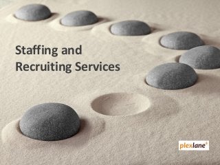 Staffing and
Recruiting Services

 