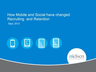 How Mobile and Social have changed
Recruiting and Retention
Sept, 2012
 