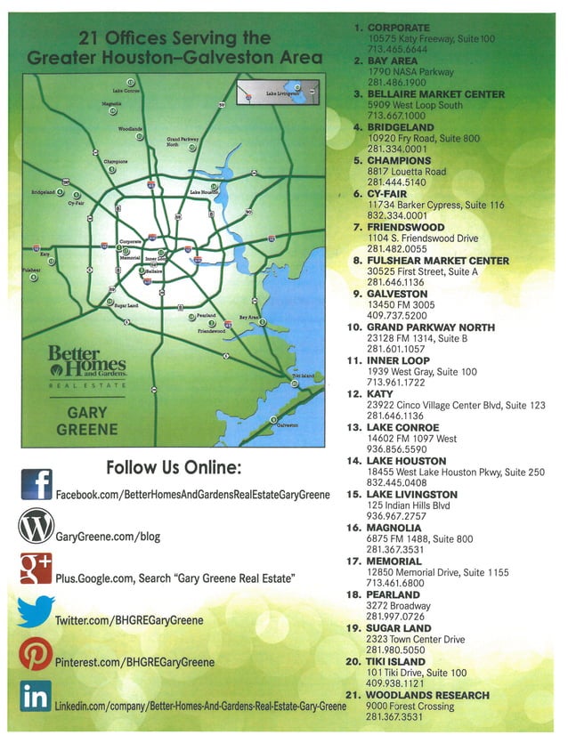 Join Better Homes And Gardens Real Estate Gary Greene The Woodlands