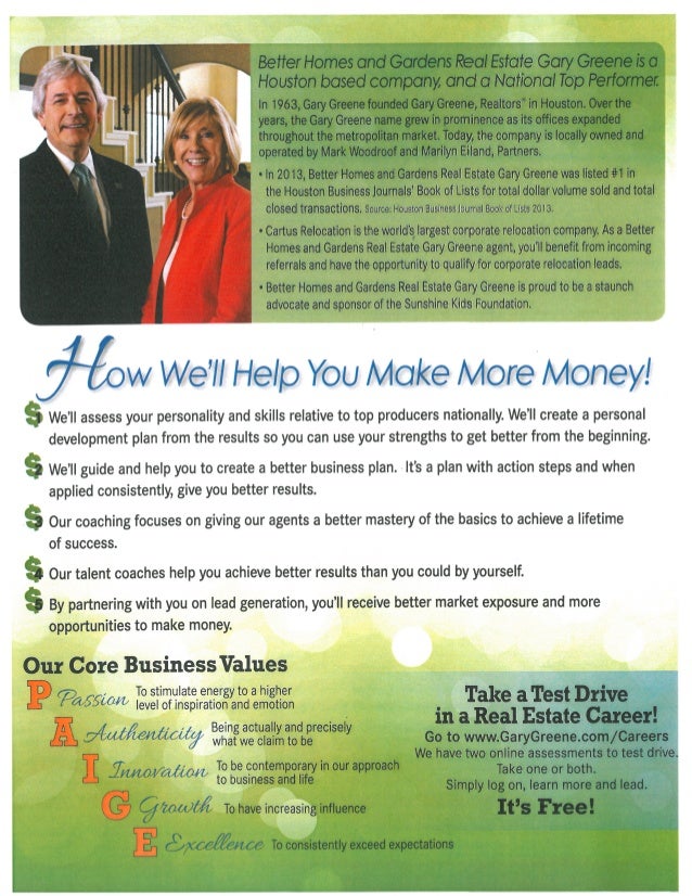 Join Better Homes And Gardens Real Estate Gary Greene The Woodlands…