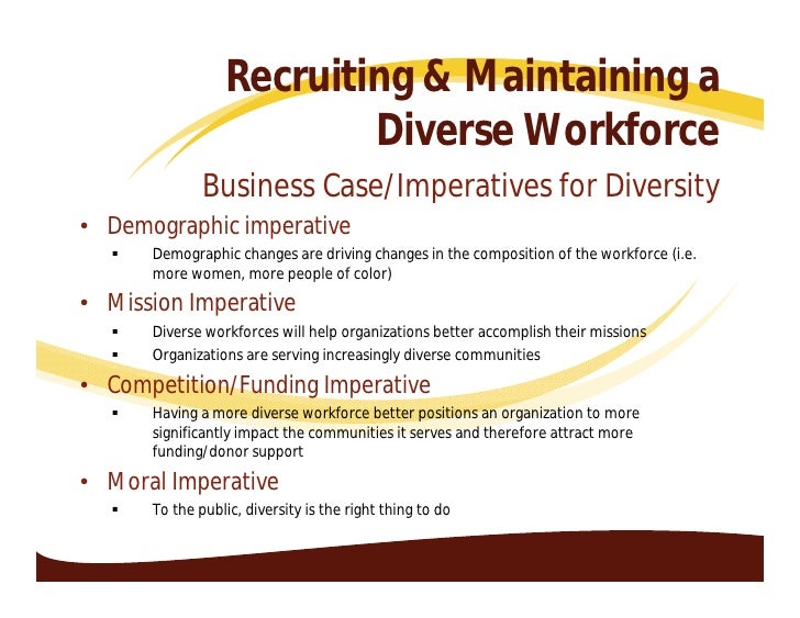 impact of workforce diversity on organization impact of workforce diversity on organization