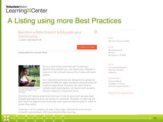 13
A Listing using more Best Practices
 