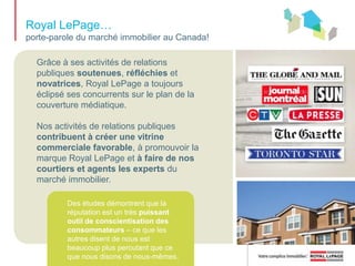 Pour avoir un revenu potentiel illimité!Chez Royal LePage, vous aurez accès aux meilleures ressources du secteur en ce qui a trait notamment à la formation, au soutien, au marketing, à la technologie, au réseautage et plus encore.