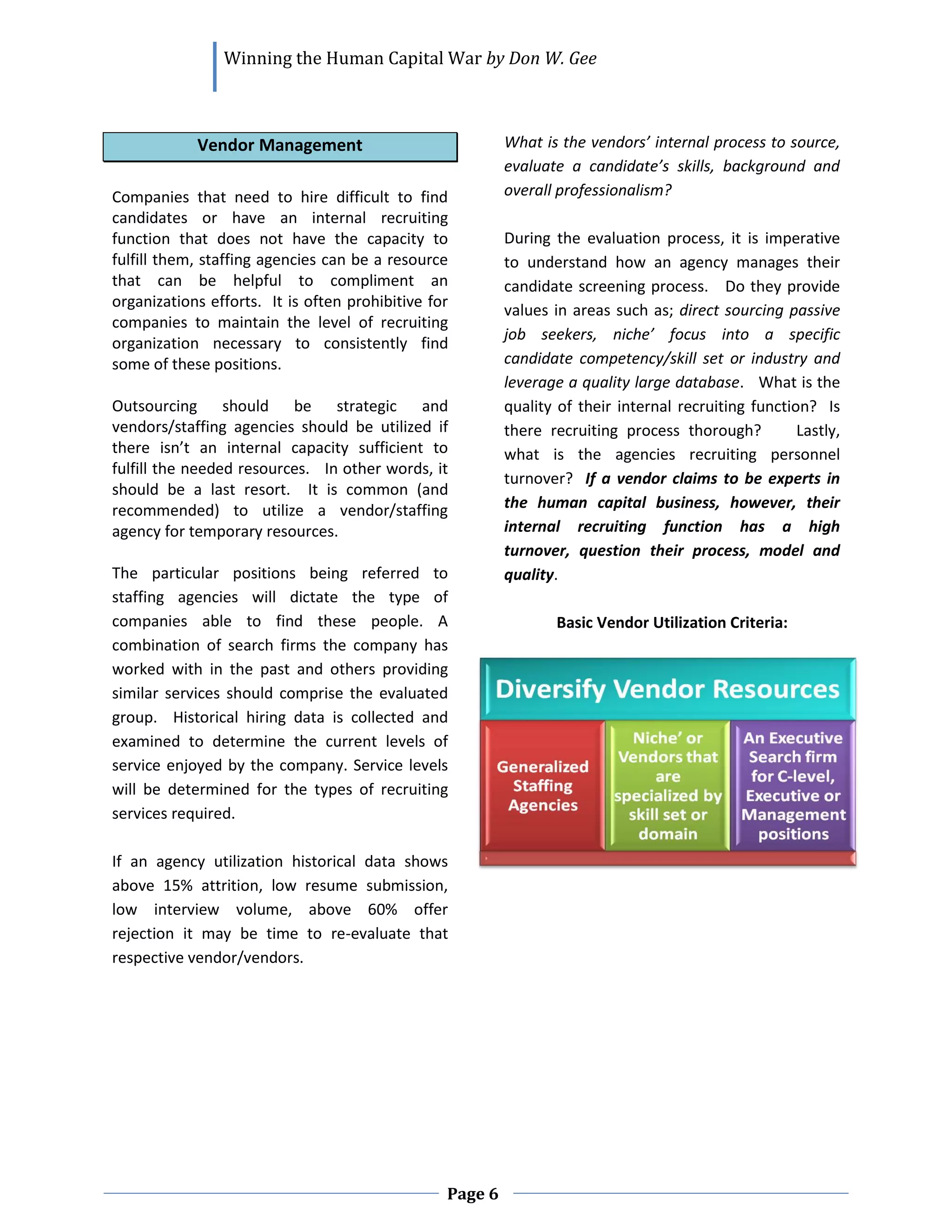 Recruiting & Talent Strategy Summary