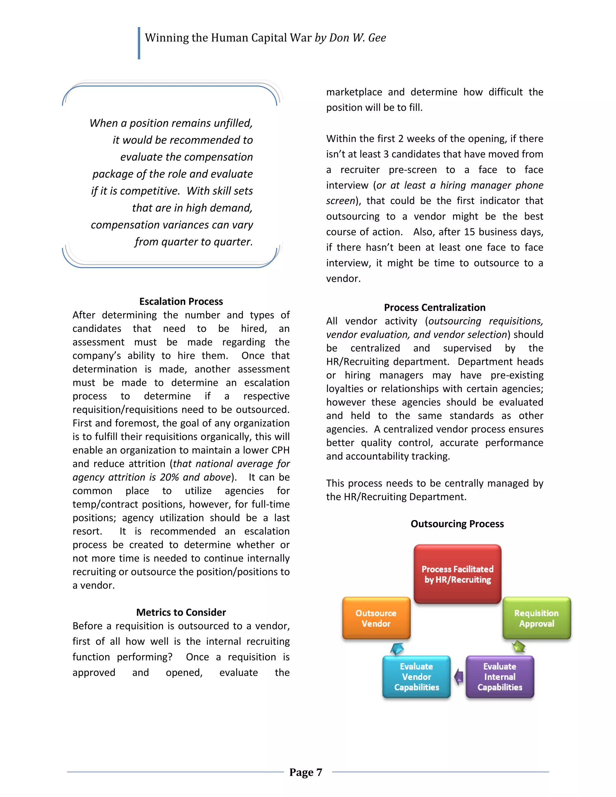 Recruiting & Talent Strategy Summary