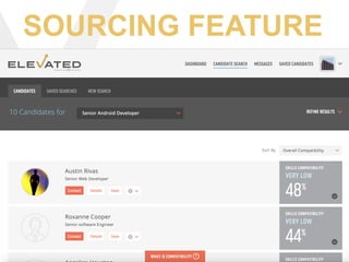 CONFIDENTIAL
SOURCING FEATURE
 