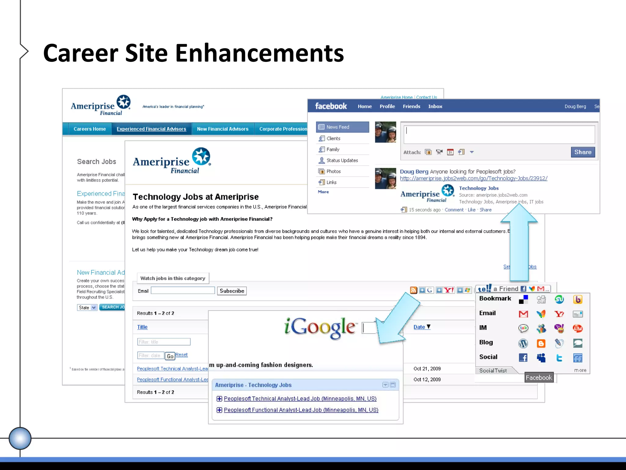 Career Site Enhancements
 