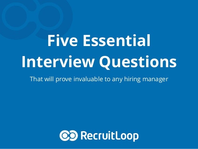 hiring manager interview questions