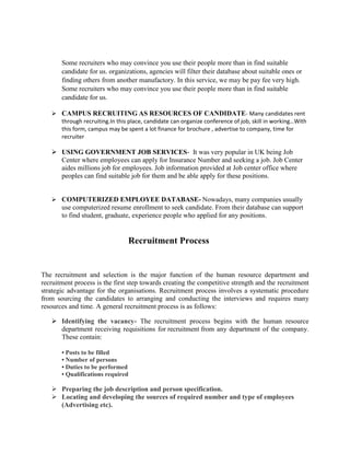 • Posts to be filled