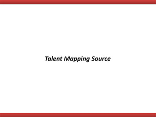 Talent Mapping Source
 