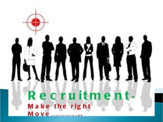 Make the right move……. Recruitment -  Make the right Move…………….. 