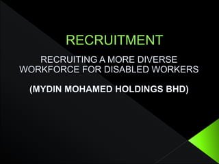 Recruitment