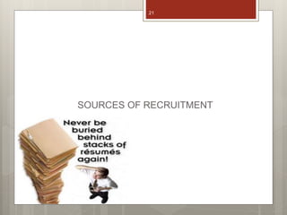 SOURCES OF RECRUITMENT
21
 