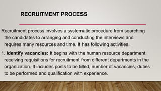 Recruitment | PPT