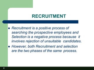 Recruitment | PPT