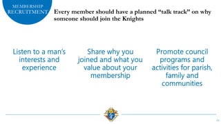 11
MEMBERSHIP
RECRUITMENT
 