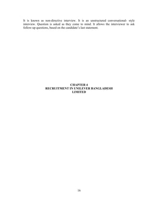 Unilever Interview Guide.pdf Recruitment and-selection-process-in-unilever-bangladesh-limited | DOC