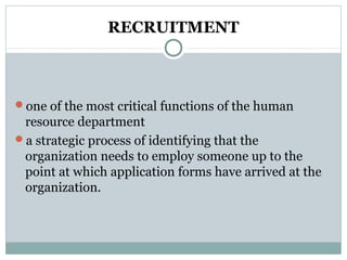 Recruitment -hrd 2 report (1)