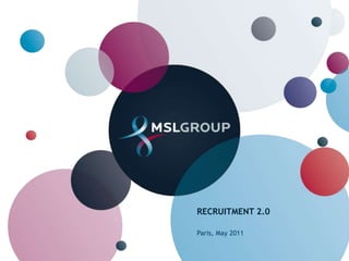 Recruitment 2.0 Paris, May 2011 