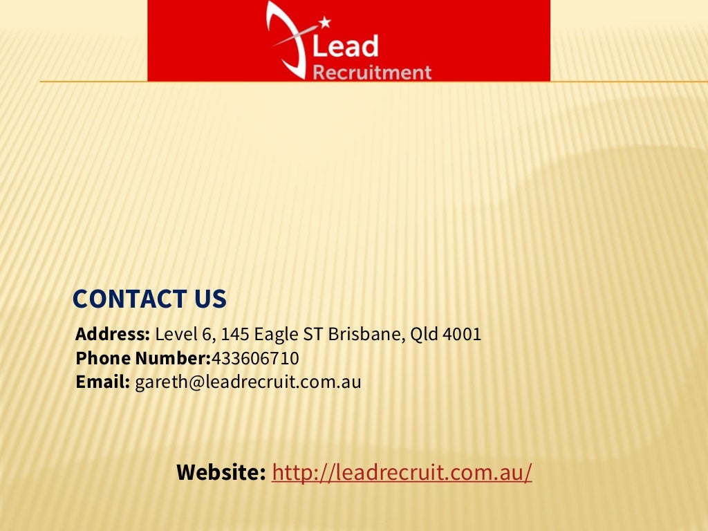 Recruitment Agency Brisbane for Most Suitable Jobs