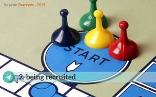 2. being recruited
Benjamin Chaminade – 2015
 