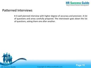 Recruitment and Selection | PPT
