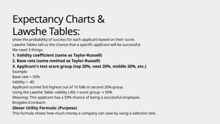 Expectancy Chart Example Recruitment and Selection Policy (1).pptx