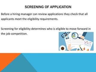 Recruitment and selection process | PPTX