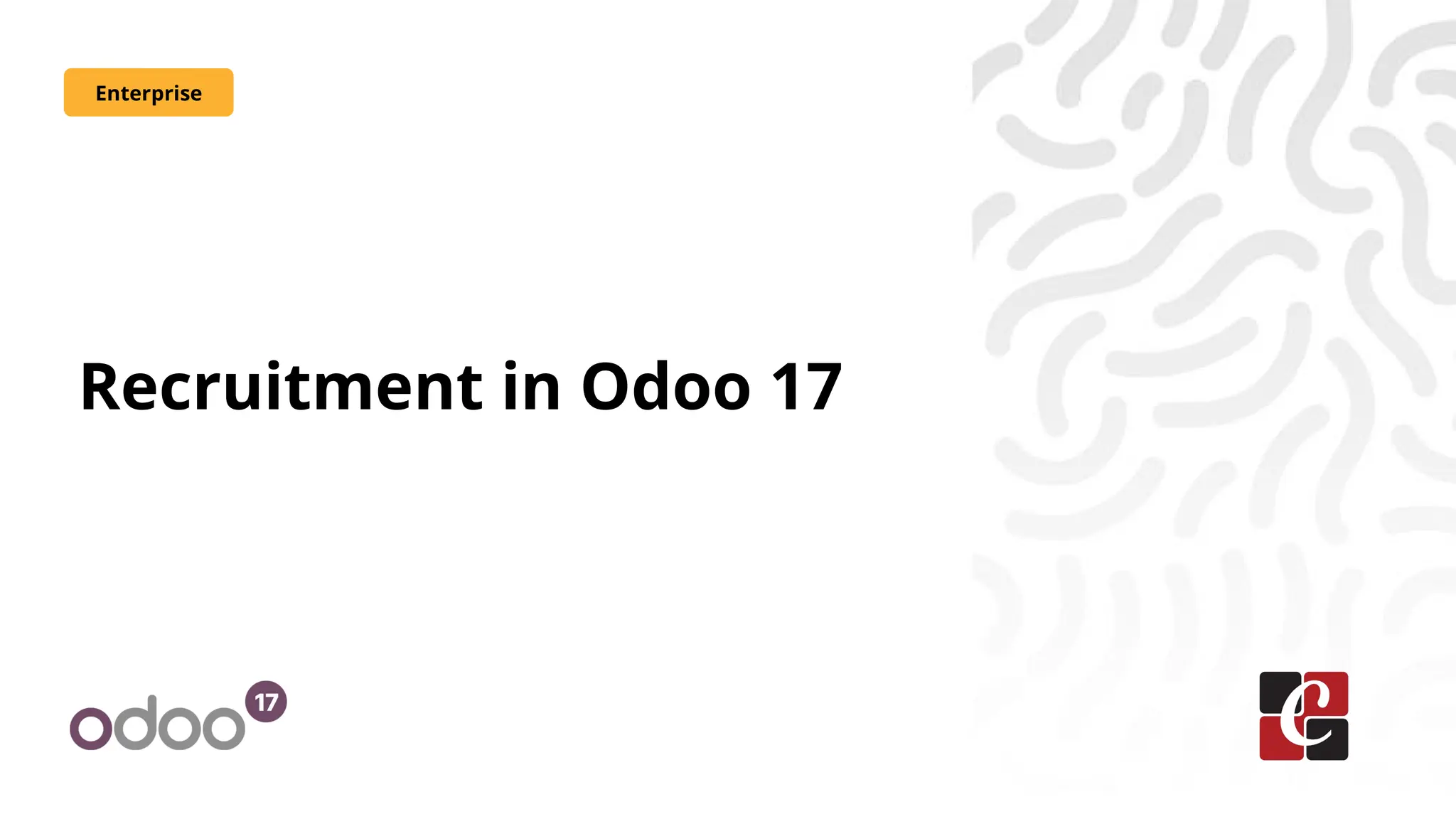 Recruitment in Odoo 17
Enterprise
 