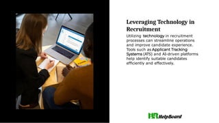 Recruitment Meaning in Human Resource Management | PPTX