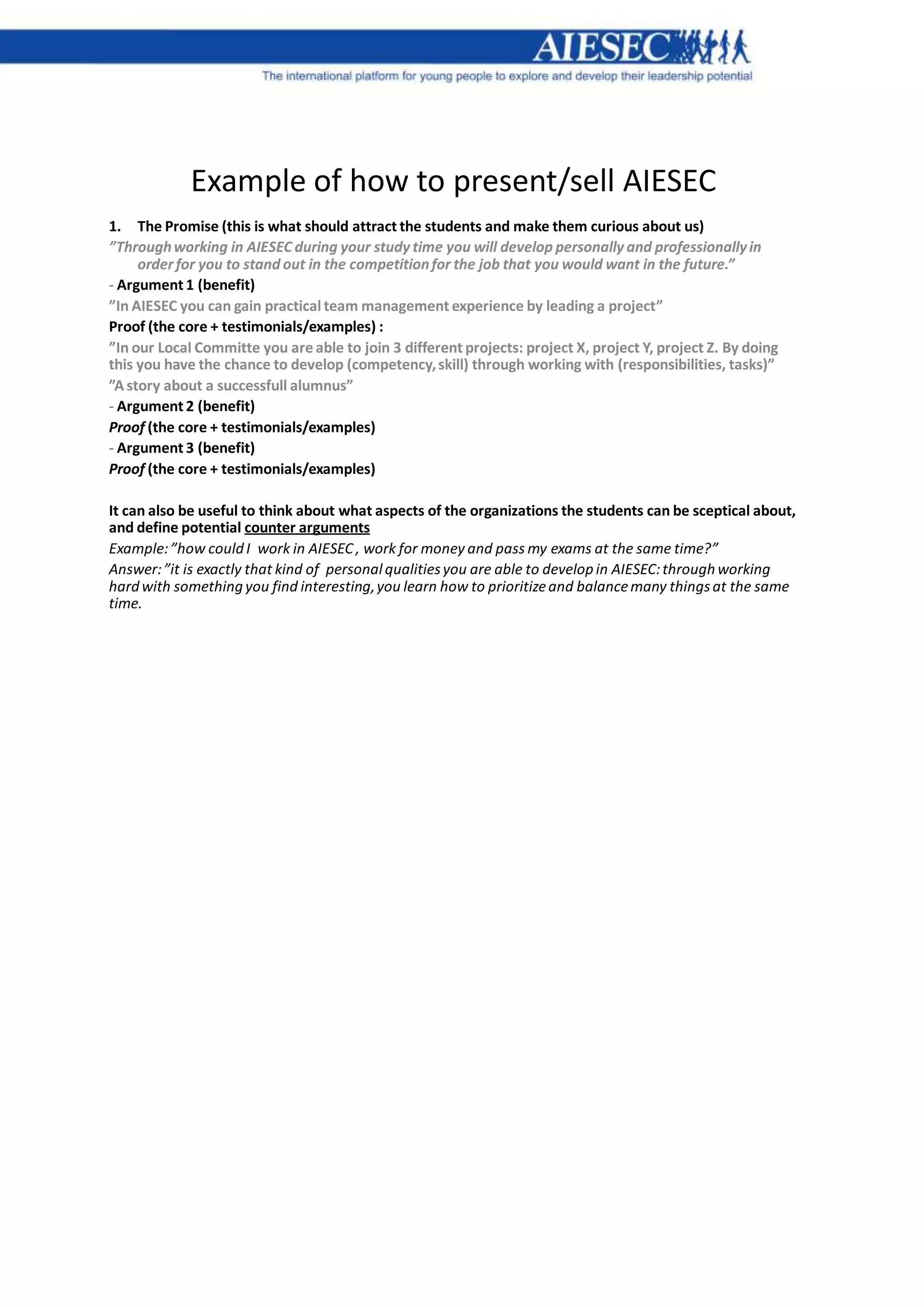 Recruitment message examples+ guidelines | PDF