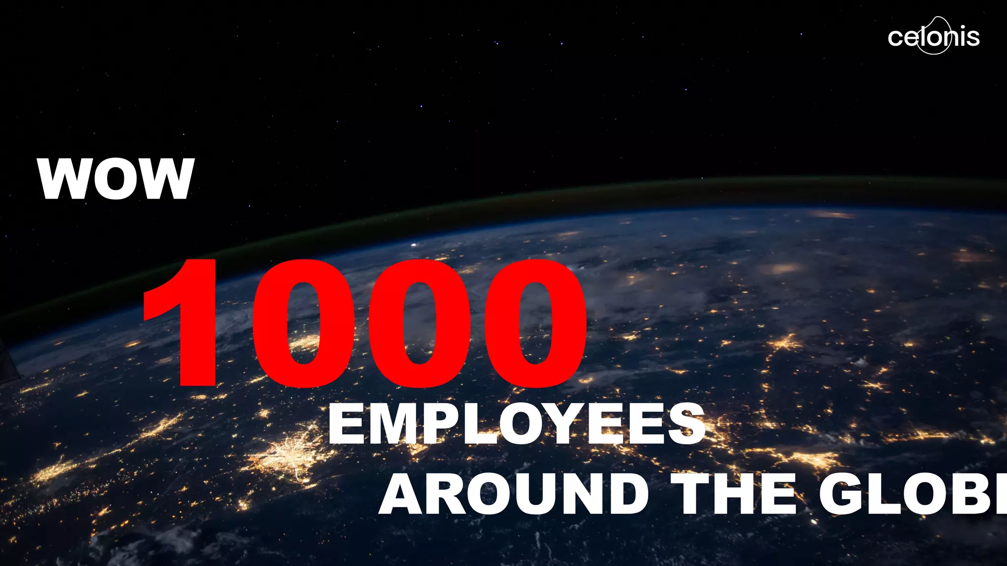 WOW
1000EMPLOYEES
AROUND THE GLOBE
 