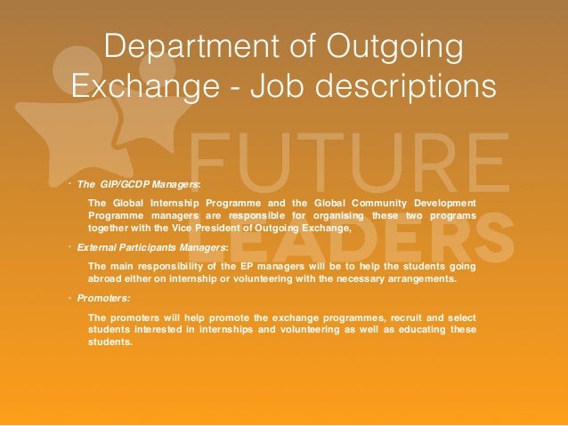 recruitment and position description 2014 2015 volunteering job description