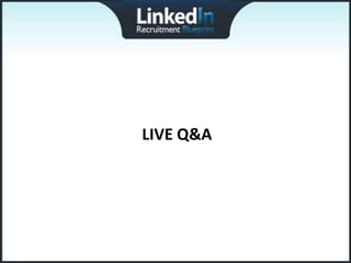 LIVE Q&A
 