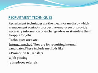 Recruitment process | PPTX