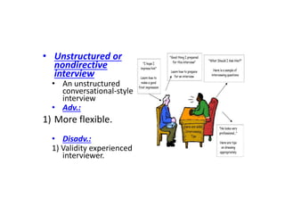 Non Direct Interviewing Recruitment&selection of nursing personnel | PPTX