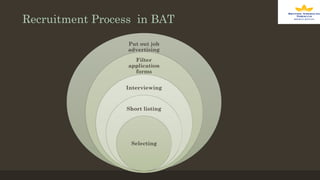 Recruitment & Selection Process in BAT (British American Tobacco)