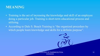 Recruitment selection training and development | PPT