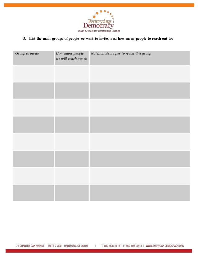 recruitment strategy worksheet
