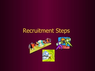 Recruitment Steps 