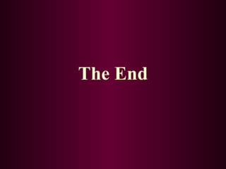 <ul><li>The End </li></ul>