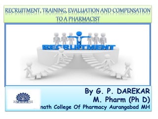 By G. P. DAREKAR
M. Pharm (Ph D)
Srinath College Of Pharmacy Aurangabad MH
 