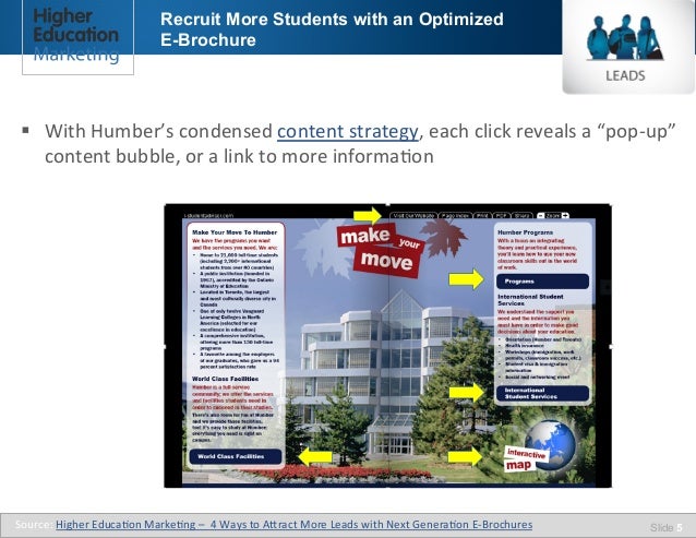 recruit more students with an optimized e brochures e brochures examples