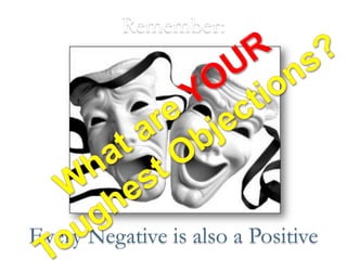 Every Negative is also a Positive 
Remember:  