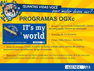 Processo seletivo OGXnc